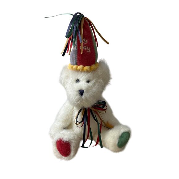 Boyds Bears - Thinkin of Ya Series - Happy B. Day Teddy Bear - Picture 1 of 6